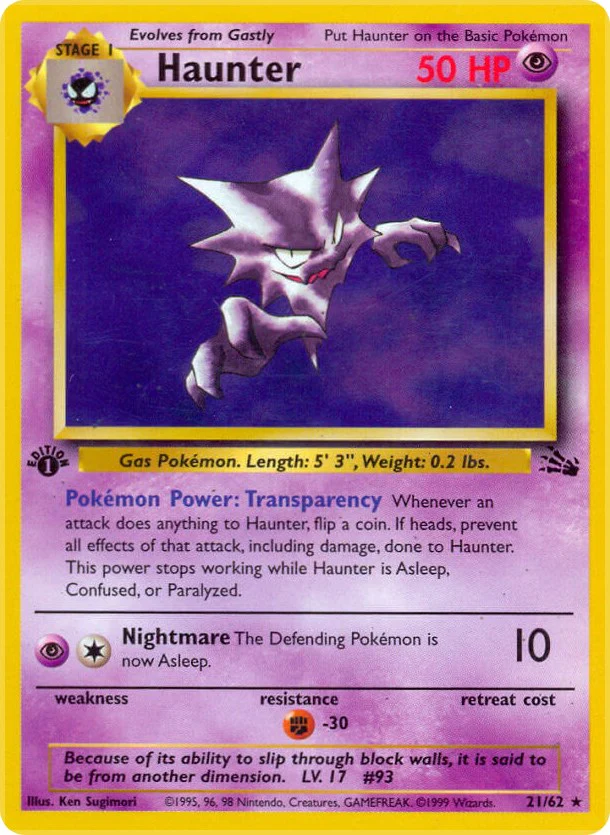 Pokemon TCG: Haunter (21) [FO - 21/62]