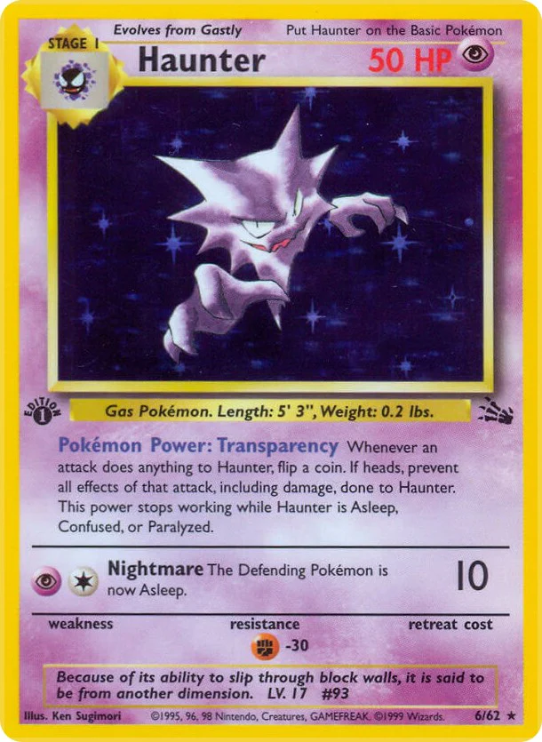 Pokemon TCG: Haunter (6) [FO - 06/62]