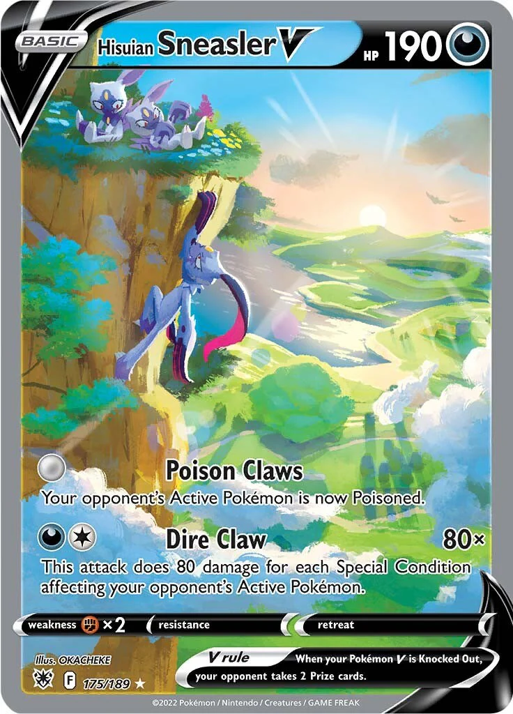 Pokemon TCG: Hisuian Sneasler V (Alternate Full Art) [SWSH10 - 175/189]