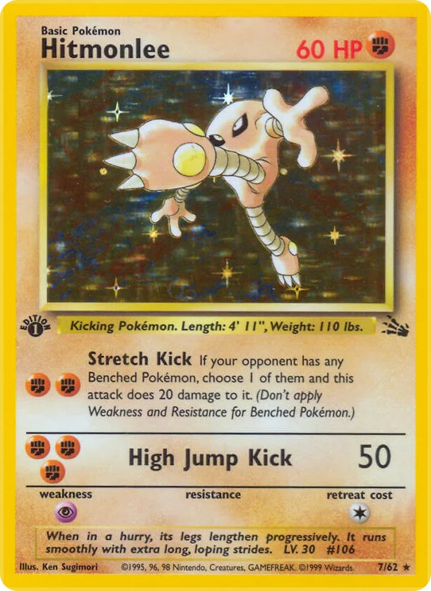Pokemon TCG: Hitmonlee (7) [FO - 07/62]