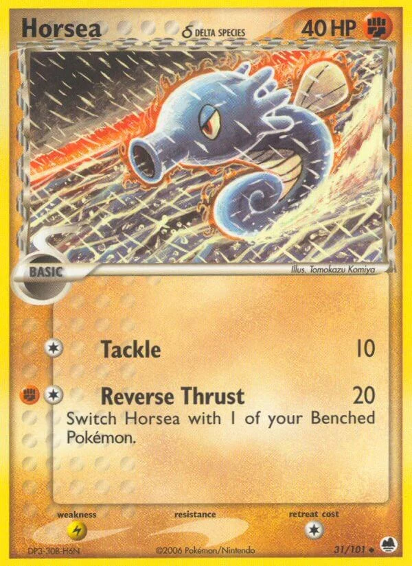 Pokemon TCG: Horsea - 031/101 (Delta Species) [DF - 31/101]