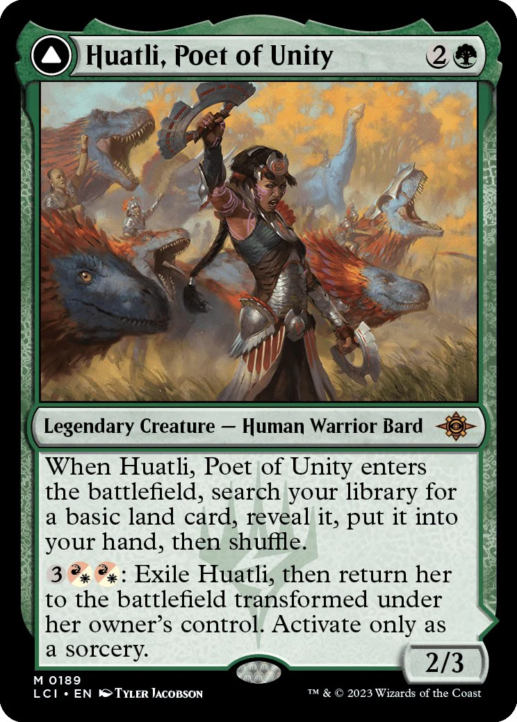 Magic: The Gathering - Huatli, Poet of Unity [LCI - 189]