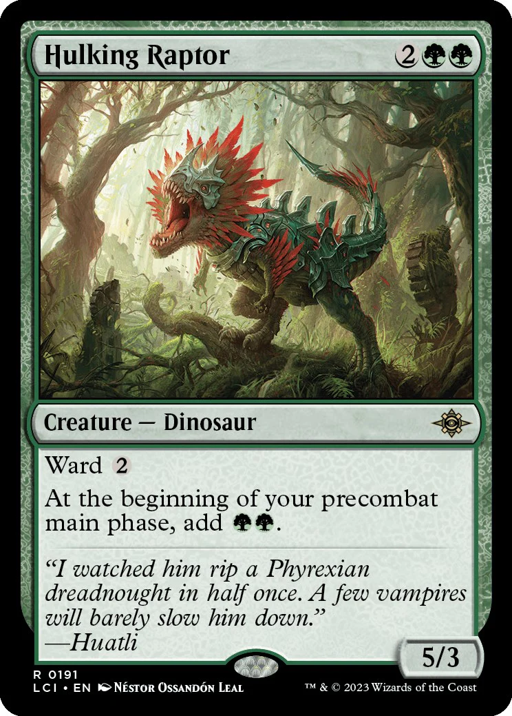 Magic: The Gathering - Hulking Raptor [LCI - 191]