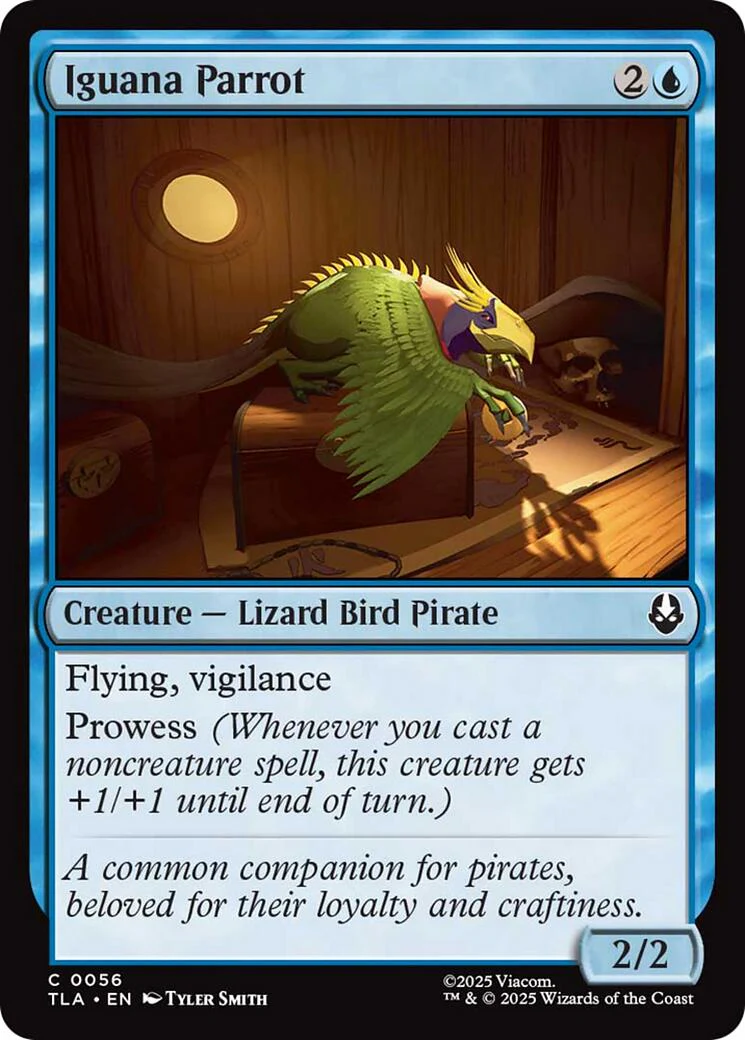 Magic: The Gathering - Iguana Parrot [TLA - 56]