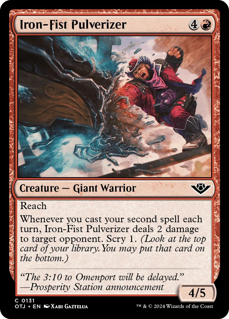 Magic: The Gathering - Iron-Fist Pulverizer [OTJ - 131]
