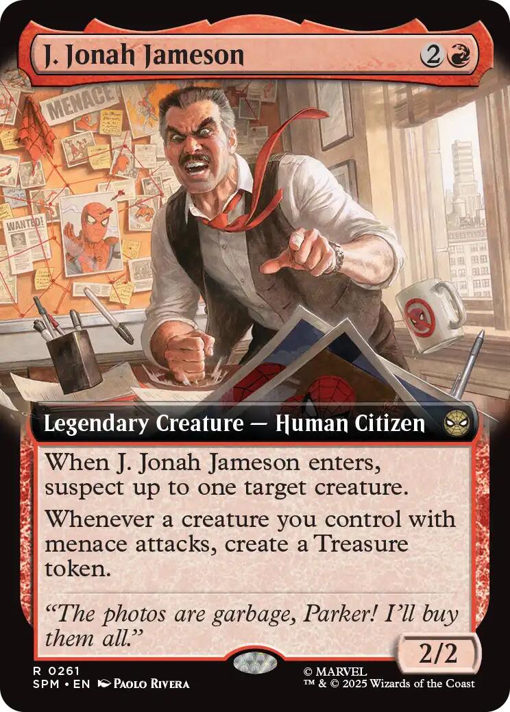 Magic: The Gathering -  J. Jonah Jameson (Extended Art) [SPM - 261]