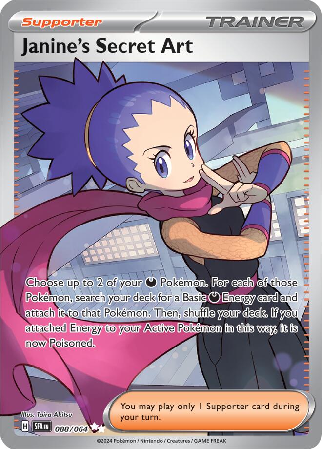 Pokemon TCG: Janine's Secret Art - 088/064 [SFA - 088/064]