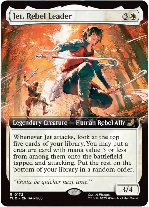 Magic: The Gathering - Jet, Rebel Leader (Extended Art) [TLE - 172]