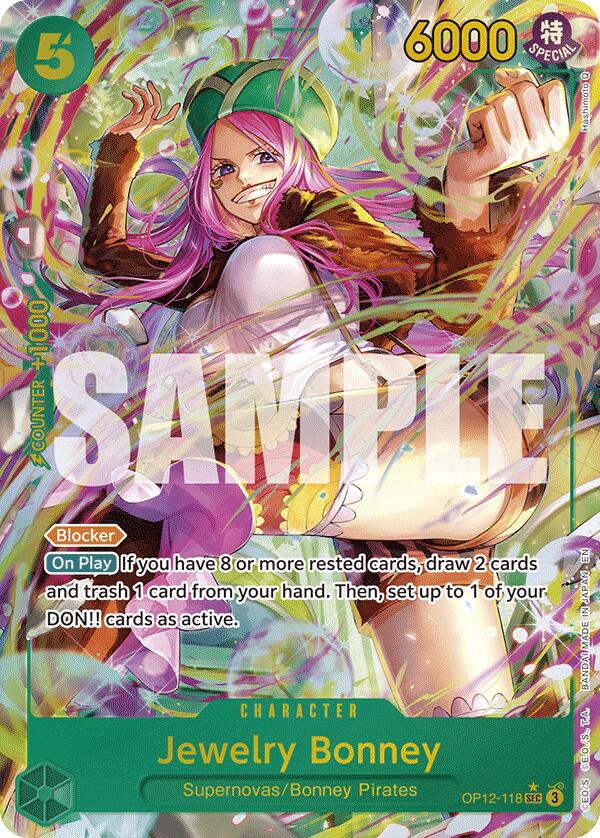 One Piece Card Game: Jewelry Bonney (118) (Alternate Art) [OP12 - OP12-118]
