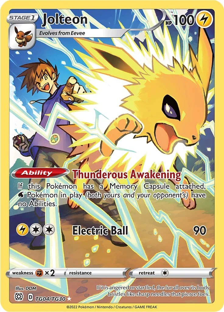 Pokemon TCG: Jolteon [SWSH09:TG - TG04/TG30]