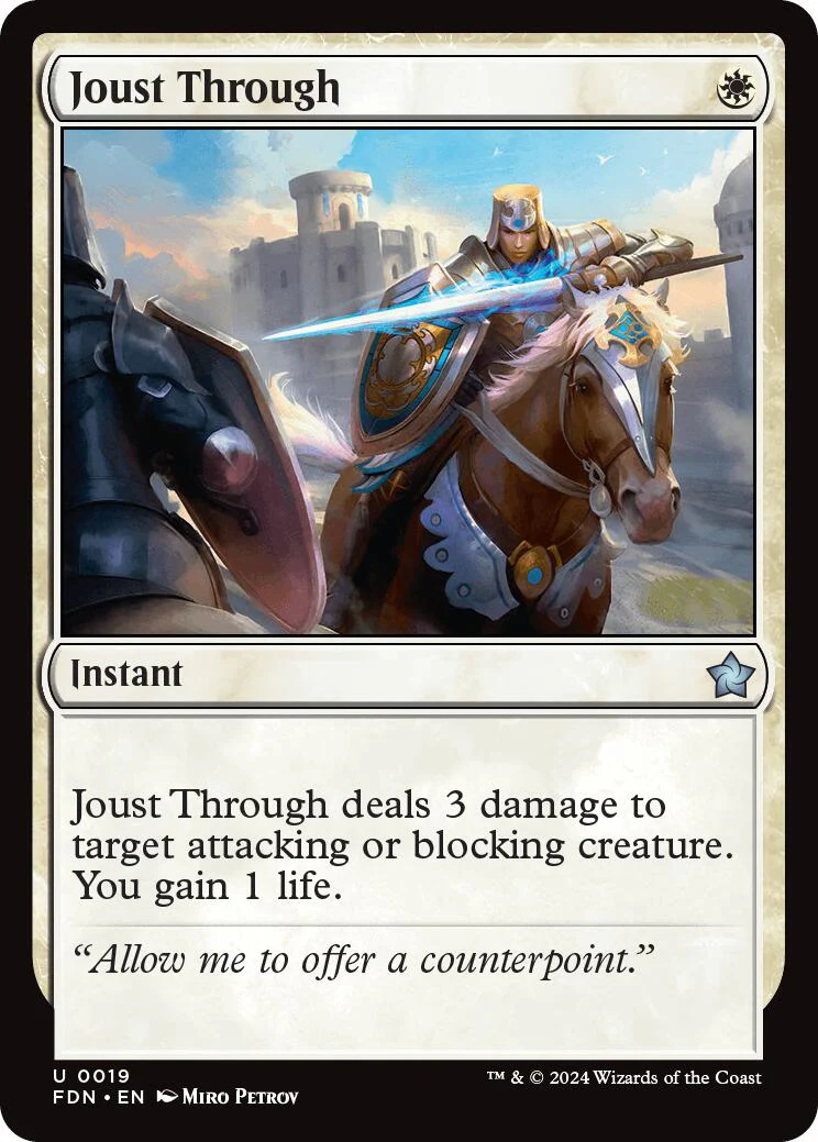 Magic: The Gathering - Joust Through [FDN - 19]