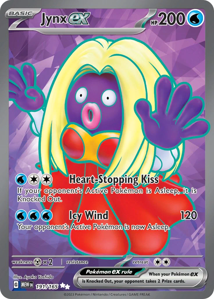 Pokemon TCG: Jynx ex - 191/165 [MEW - 191/165]