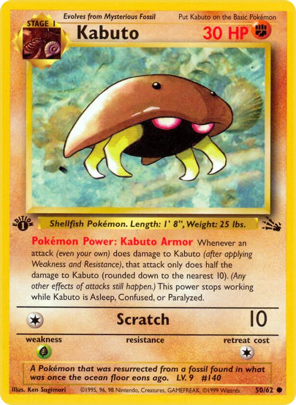 Pokemon TCG: Kabuto [FO - 50/62]
