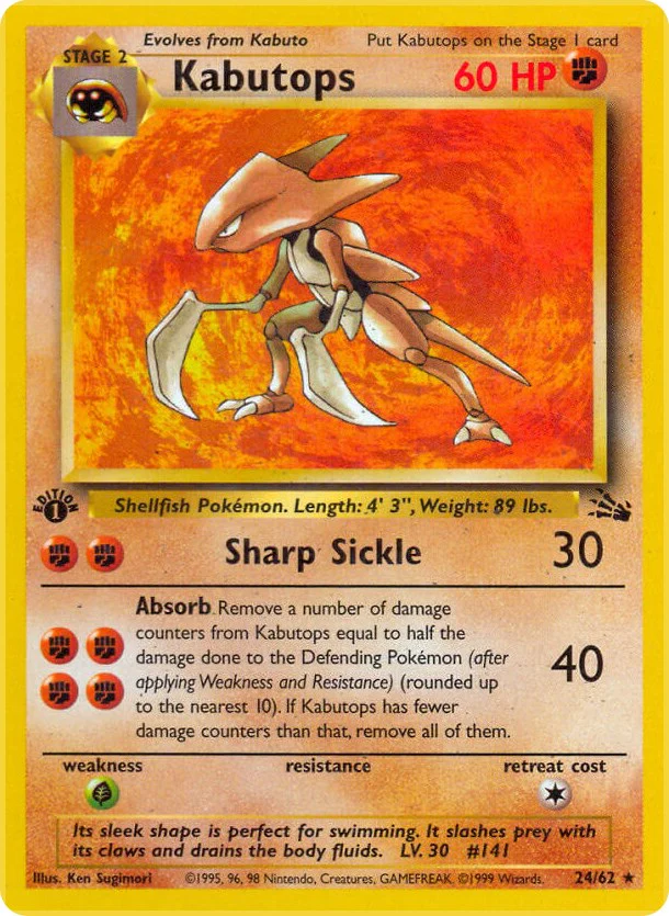Pokemon TCG: Kabutops (24) [FO - 24/62]