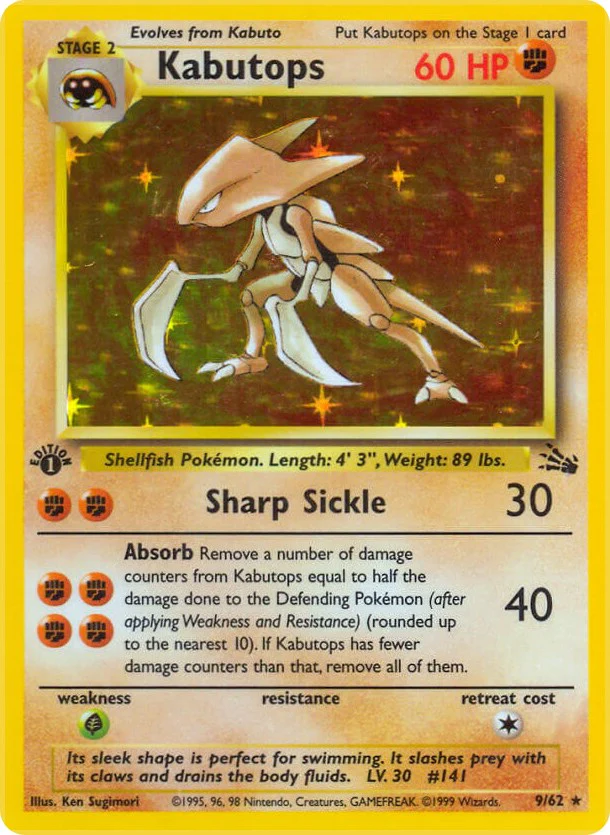 Pokemon TCG: Kabutops (9) [FO - 09/62]