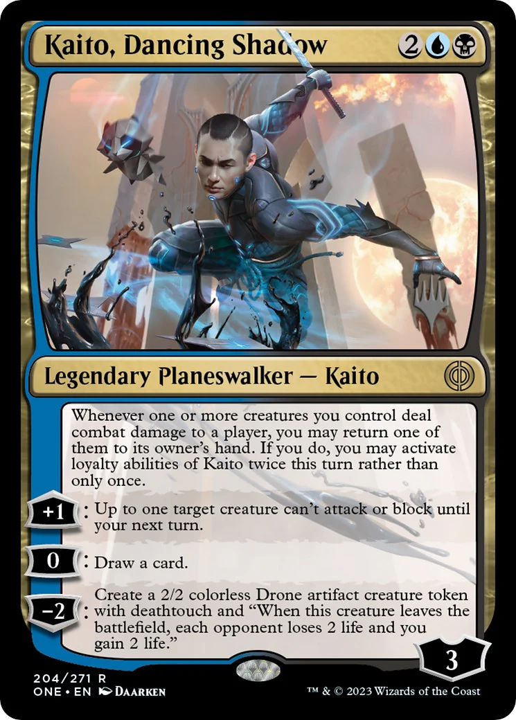 Magic: The Gathering -  Kaito, Dancing Shadow [PPONE - 204]