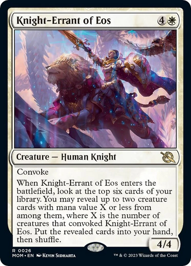 Magic: The Gathering - Knight-Errant of Eos [MOM - 26]