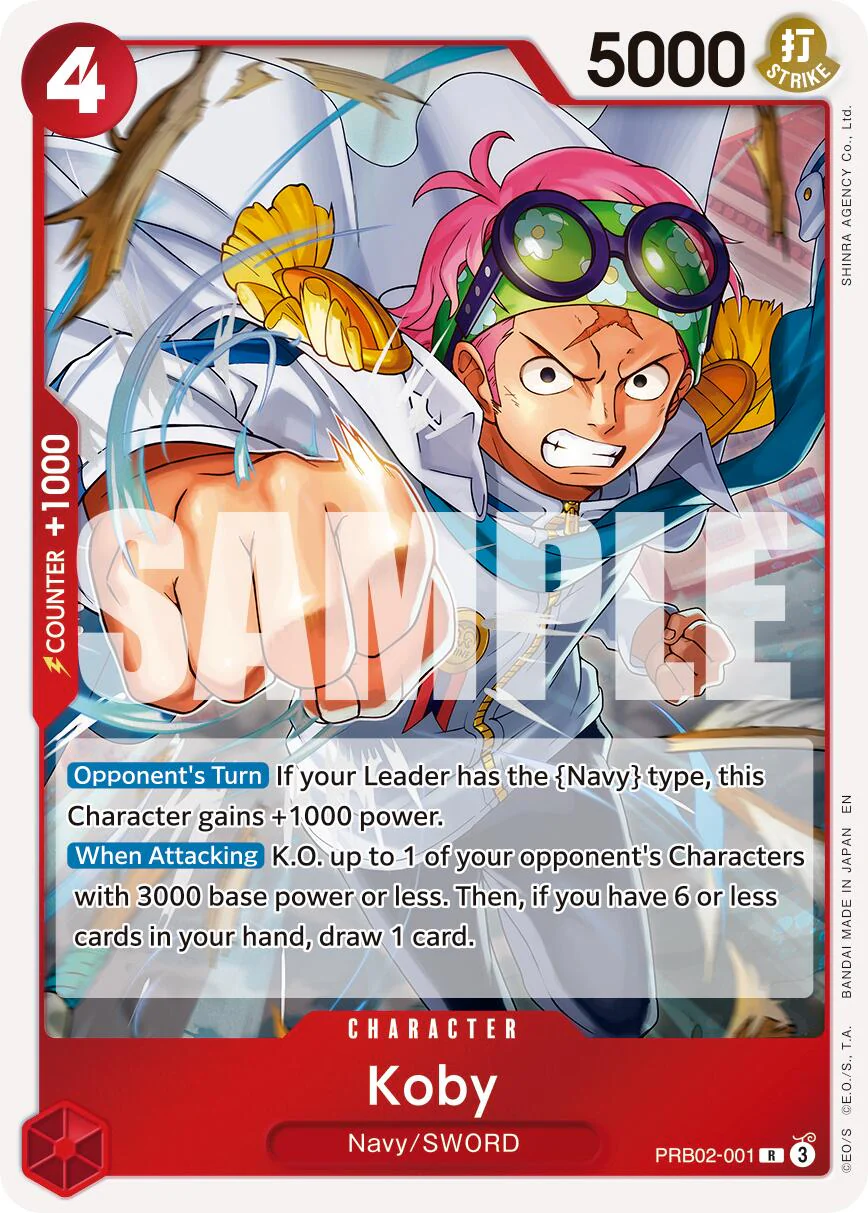 One Piece Card Game: Koby [PRB-02 - PRB02-001]