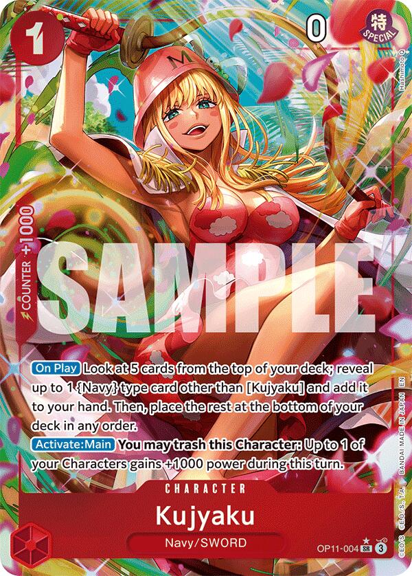 One Piece Card Game: Kujyaku (Alternate Art) [OP11 - OP11-004]