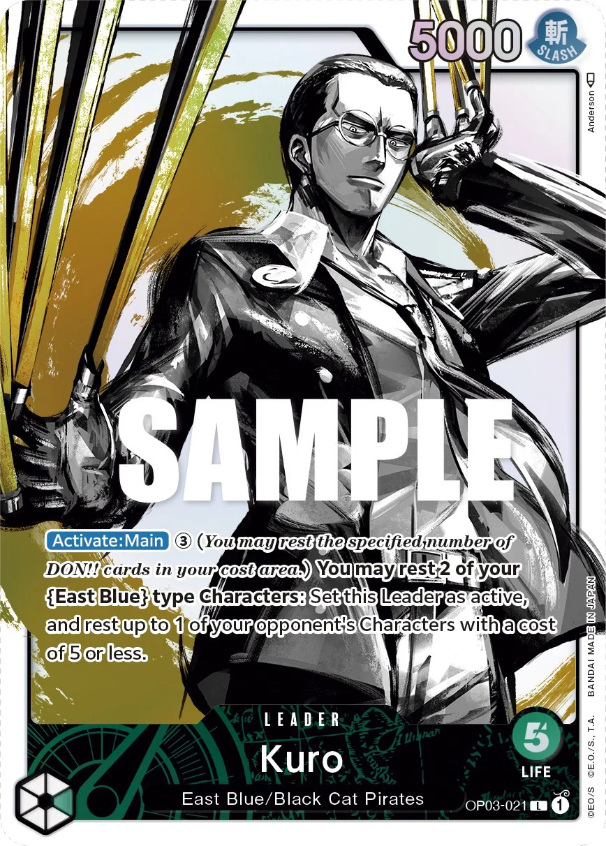 One Piece Card Game: Kuro (Alternate Art) [OP03 - OP03-021]