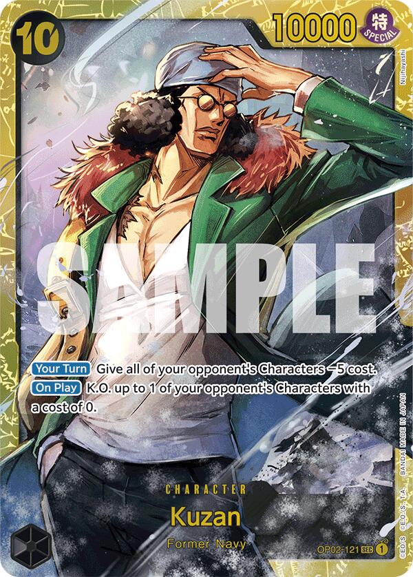 One Piece Card Game: Kuzan (OP02-121) (Reprint) [PRB-01 - OP02-121]