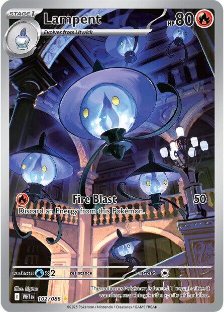 Pokemon TCG: Lampent - 102/086 [WHT - 102/086]