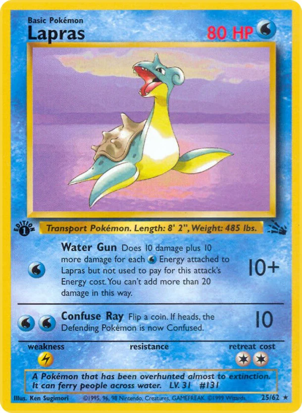 Pokemon TCG: Lapras (25) [FO - 25/62]