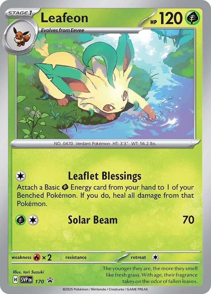 Pokemon TCG: Leafeon - 170 (Cosmos Holo) [SVP - 170]