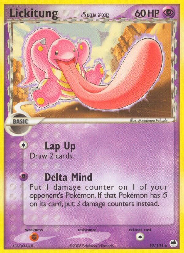 Pokemon TCG: Lickitung (Delta Species) [DF - 19/101]