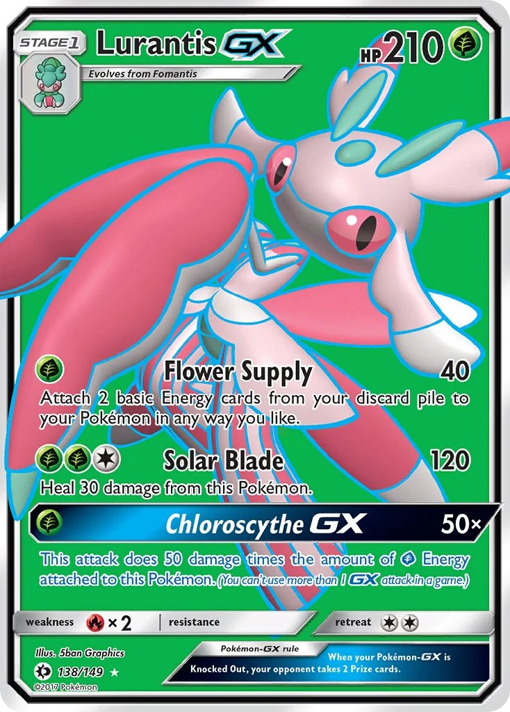 Pokemon TCG: Lurantis GX (Full Art) [SM01 - 138/149]