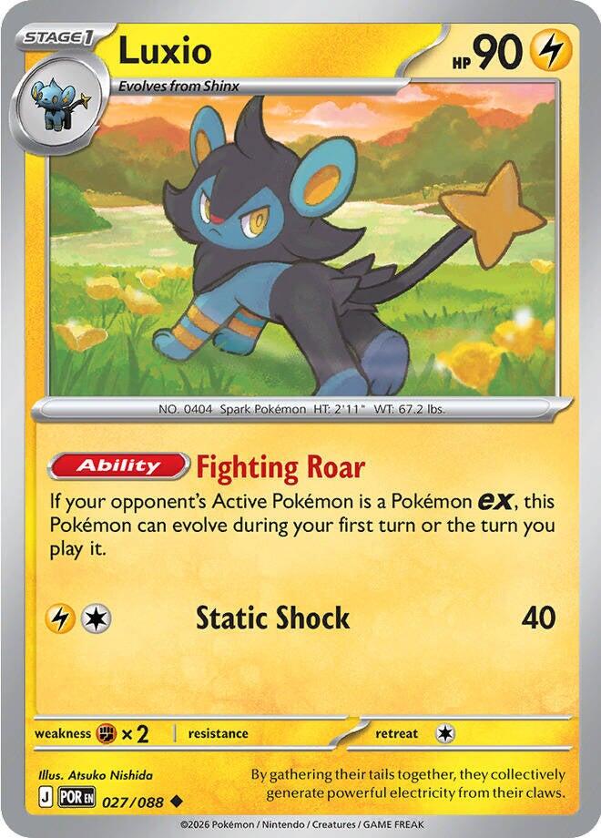 Pokemon TCG: Luxio [ME03 - 027/088]
