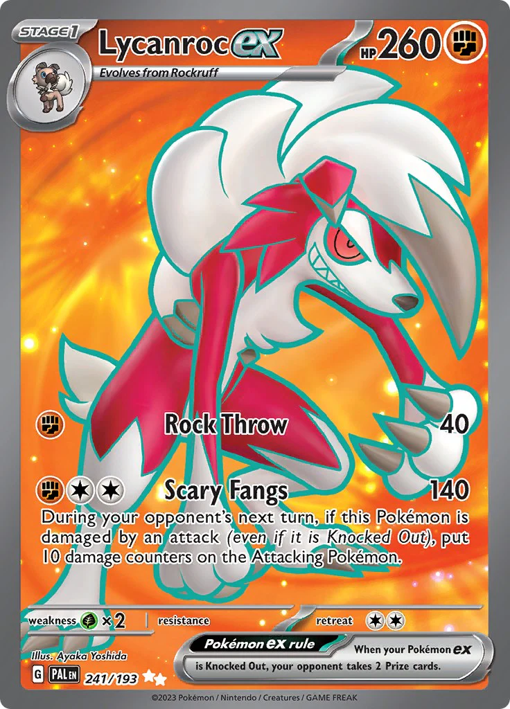 Pokemon TCG: Lycanroc ex - 241/193 [PAL - 241/193]