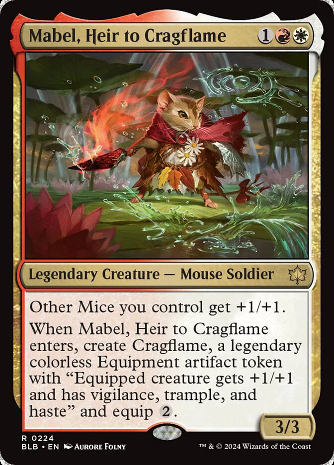 Magic: The Gathering -  Mabel, Heir to Cragflame [BLB - 224]