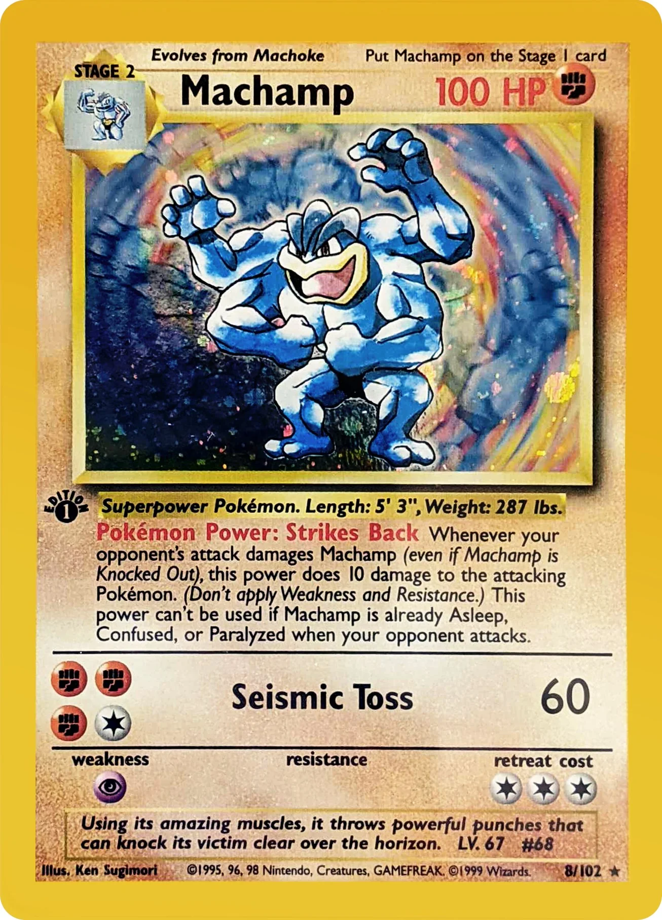 Pokemon TCG: Machamp - 8/102 [PR - 008/102]