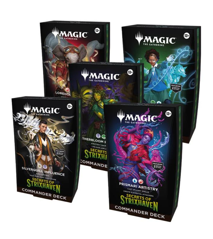 Magic: The Gathering - Secrets of Strixhaven Commander Decks (5 Deck Set)