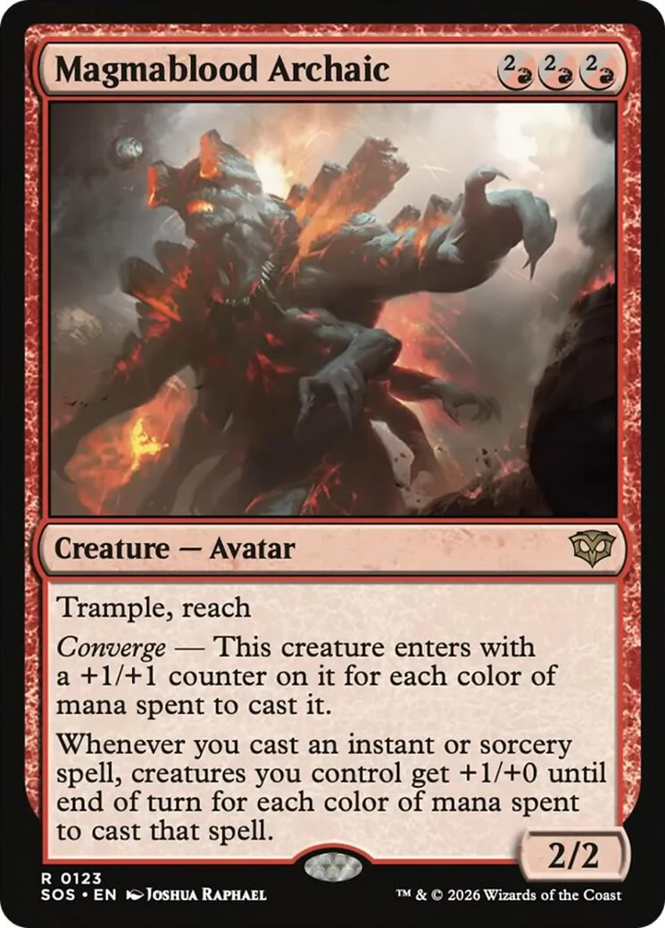 Magic: The Gathering - Magmablood Archaic [SOS - 123]
