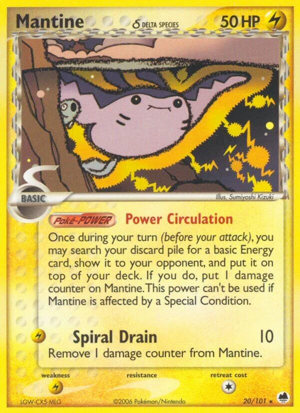 Pokemon TCG: Mantine (Delta Species) [DF - 20/101]