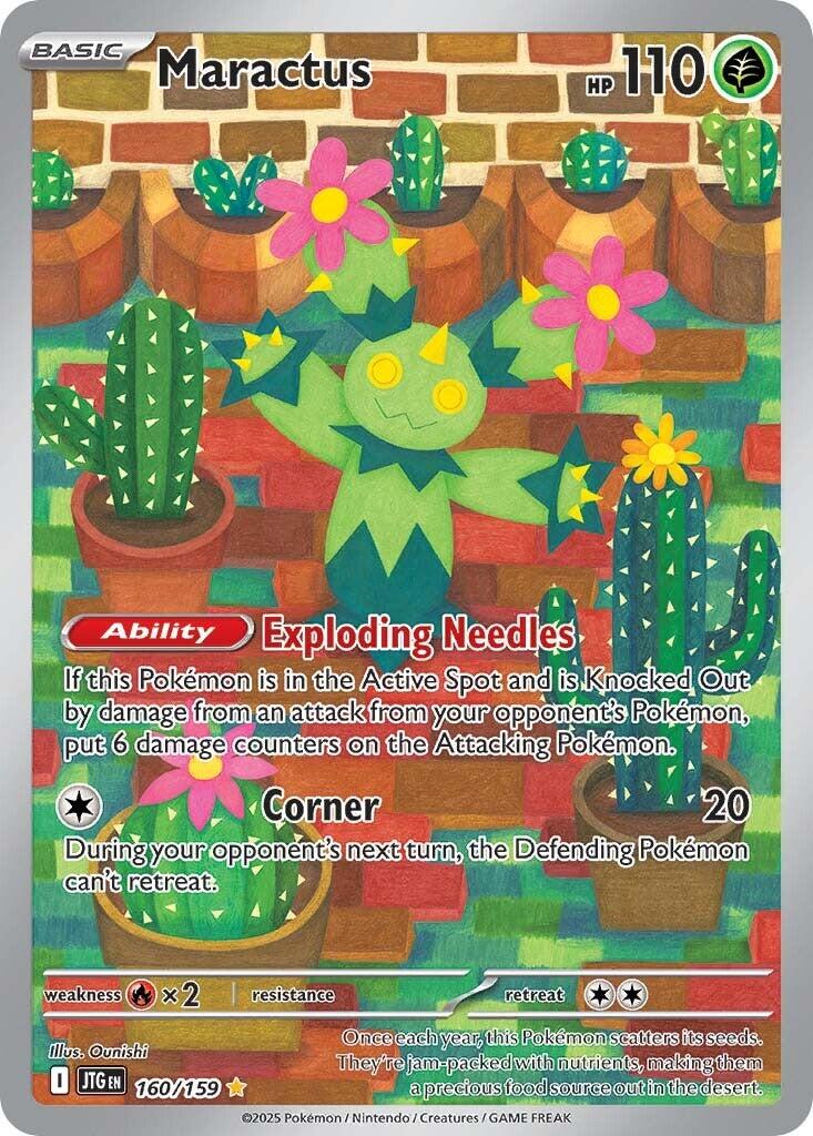 Pokemon TCG: Maractus - 160/159 [JTG - 160/159]