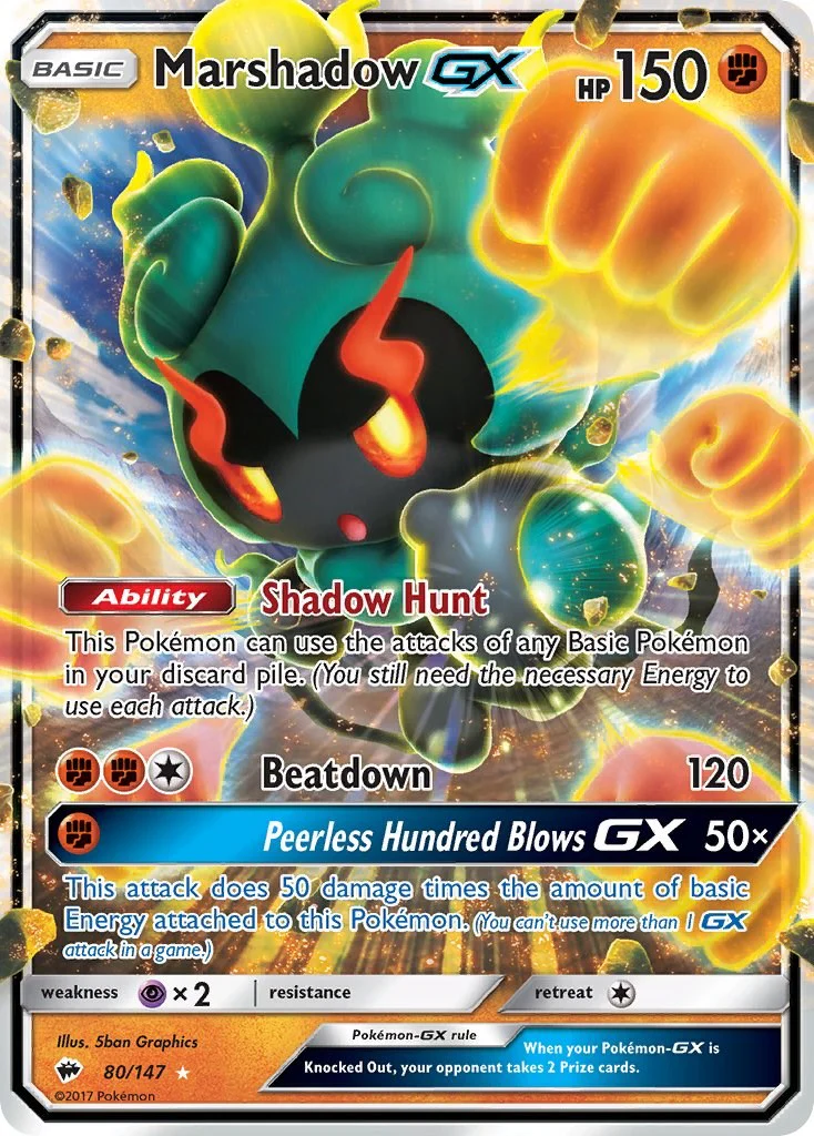 Pokemon TCG: Marshadow GX [SM03 - 80/147]