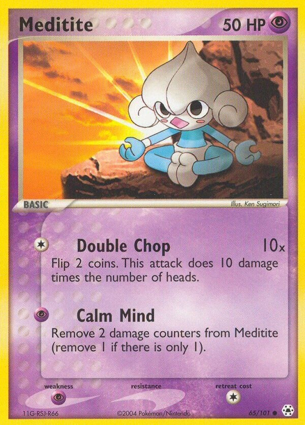 Pokemon TCG: Meditite - 65/101 [HL - 65/101]