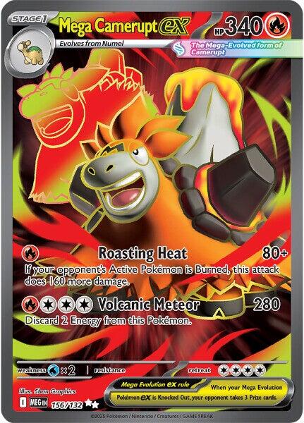 Pokemon TCG: Mega Camerupt ex - 156/132 [MEG - 156/132]