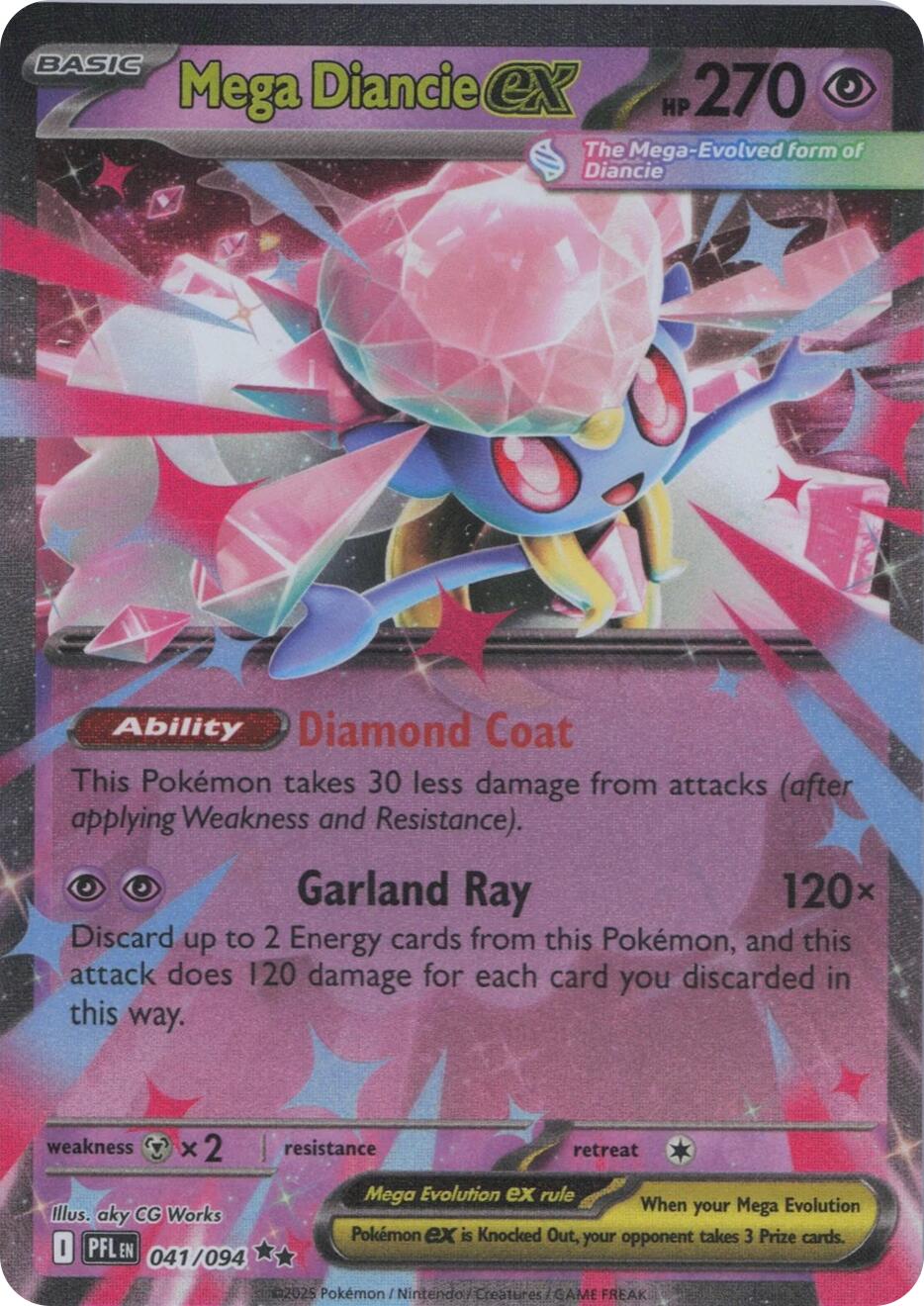 Pokemon TCG: Mega Diancie ex [PFL - 041/094]