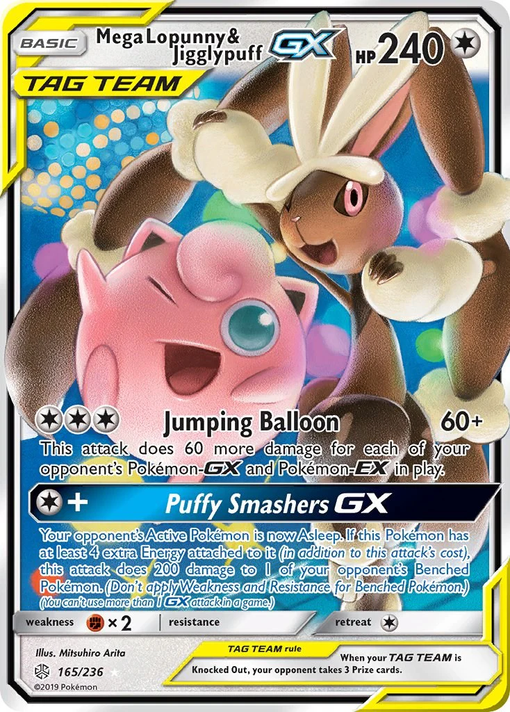 Pokemon TCG: Mega Lopunny & Jigglypuff GX [SM12 - 165/236]
