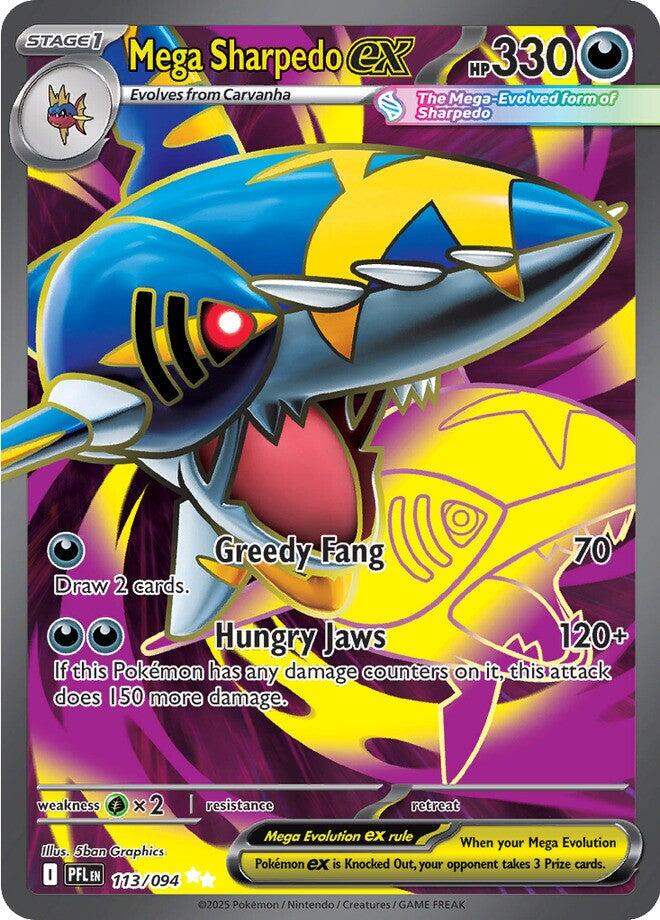 Pokemon TCG: Mega Sharpedo ex - 113/094 [PFL - 113/094]