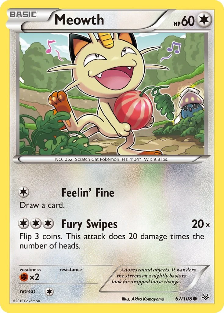 Pokemon TCG: Meowth [ROS - 67/108]