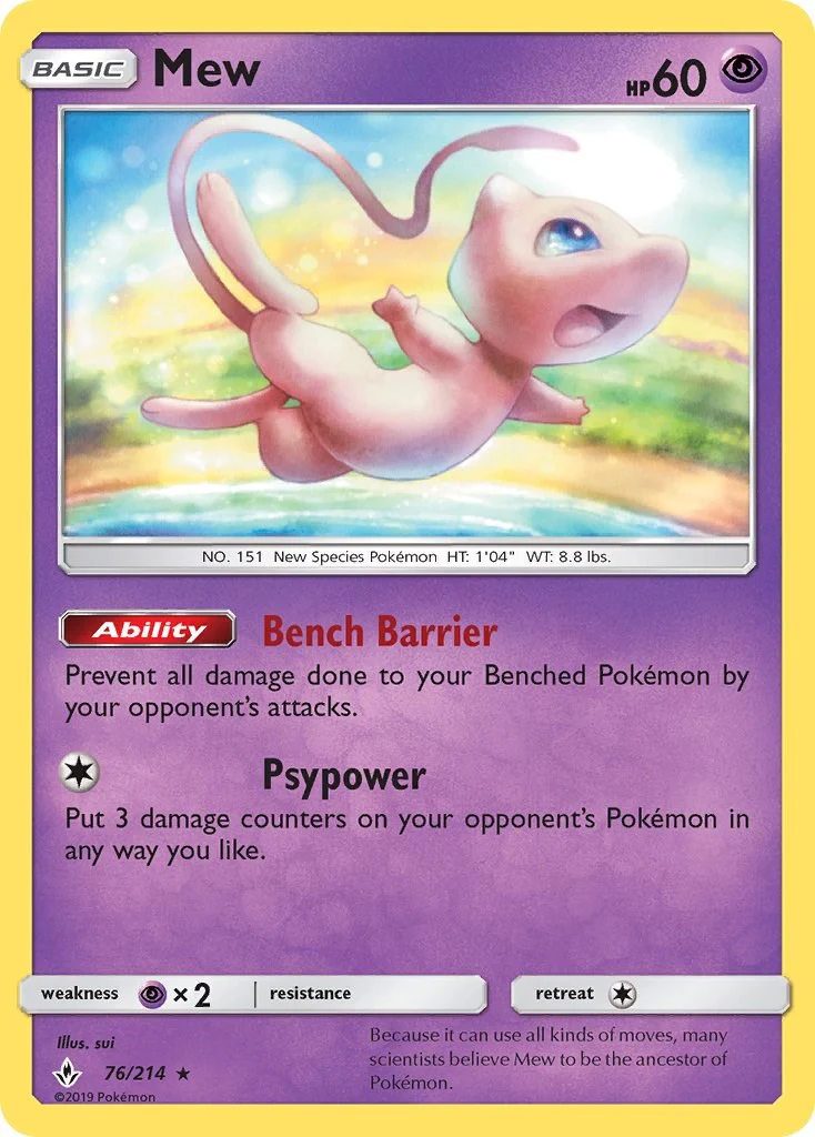 Pokemon TCG: Mew [SM10 - 76/214]
