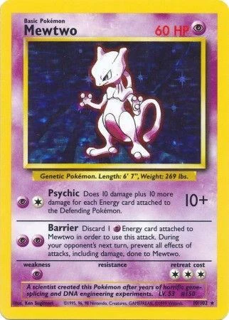 Pokemon TCG: Mewtwo [BS - 010/102]