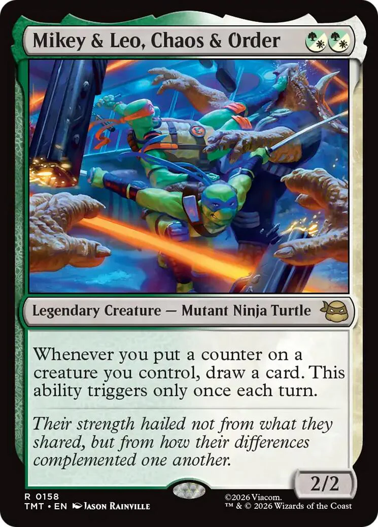 Magic: The Gathering - Mikey & Leo, Chaos & Order [TMT - 158]
