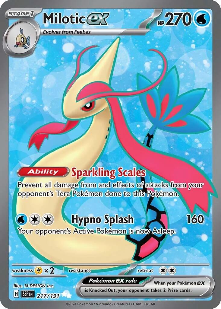 Pokemon TCG: Milotic ex - 217/191 [SSP - 217/191]