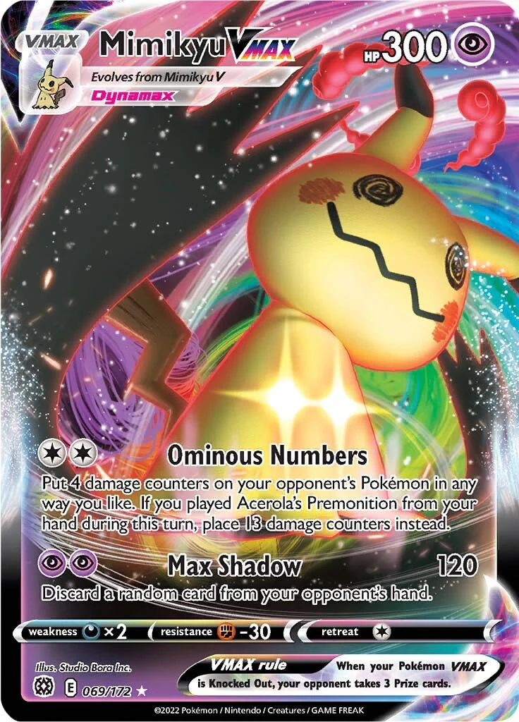 Pokemon TCG: Mimikyu VMAX [SWSH09 - 069/172]